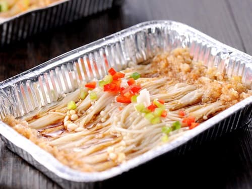 翔安锡纸烤金针菇
